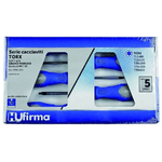 Serie Cacciaviti Hu-Firma Crv Torx Pezzi 5