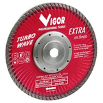 Vigor Dischi Diamantati Turbo-Wave Extra Rosso Diametro Mm.230