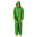 Impermeabili Giacca-Pantalone 100% PVC Verde Taglia xxl