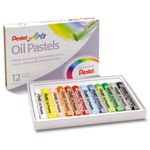 Pentel PHN-12 pastello Pastello a olio Multicolore 12 pz