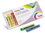 Pentel-PHN-12-pastello-Pastello-a-olio-Multicolore-12-pz