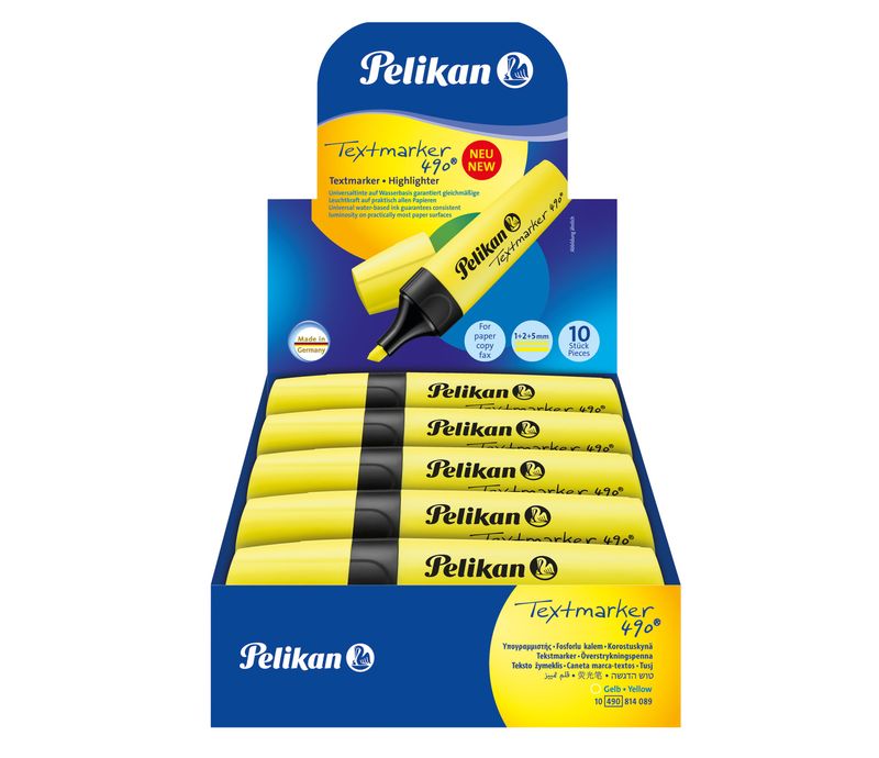 Pelikan-490-Textmarker-evidenziatore-1-pz-Giallo