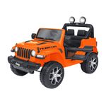 Globo E-Spidko Auto elettrica Jeep Wrangler Rubicon Arancione