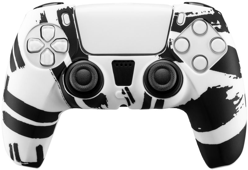 Qubick-Controller-Skin-Nero-Bianco--PS5-