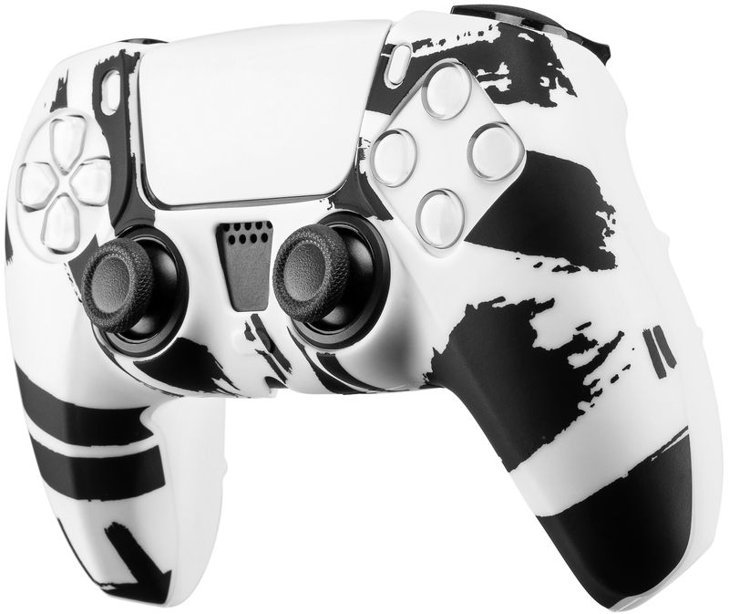 Qubick-Controller-Skin-Nero-Bianco--PS5-