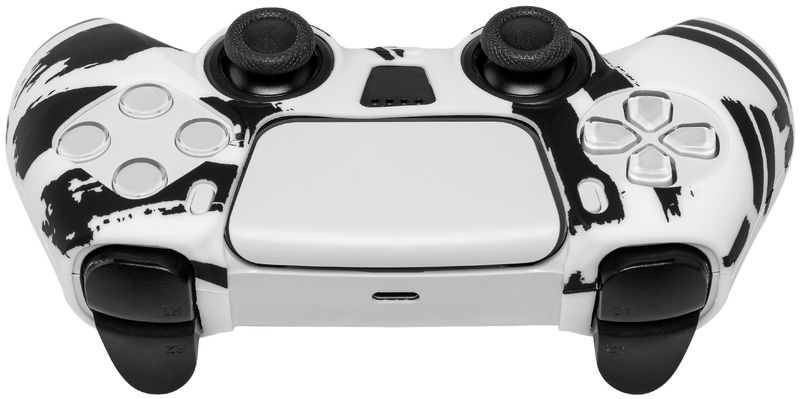 Qubick-Controller-Skin-Nero-Bianco--PS5-