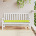 vidaXL Cuscino per Panca Verde Brillante 150x50x3 cm in Tessuto Oxford