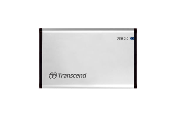 Transcend-StoreJet-25S3-Box-esterno-HDD-SSD-Argento-2.5--Alimentazione-USB