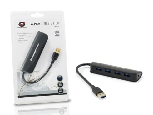 Conceptronic-C4PUSB3-USB-3.2-Gen-1--3.1-Gen-1--Type-A-4800-Mbit-s-Nero