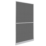 VidaXL Zanzariera con Cardini per Porte Bianca 120 x 240 cm