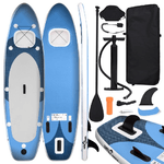 vidaXL Set Tavola SUP Gonfiabile Blu Mare 360x81x10 cm