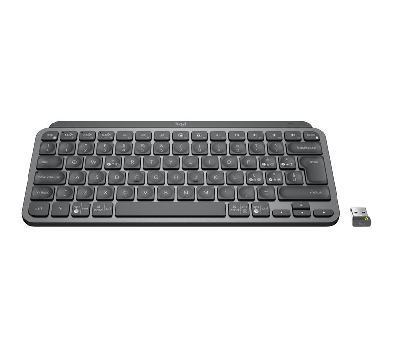 Logitech-MX-Keys-Mini-for-Business-tastiera-RF-senza-fili---Bluetooth-QWERTY-Italiano-Grafite