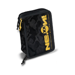 Ne.On! Astuccio Scuola 3 Zip Mimetico Nero-Giallo