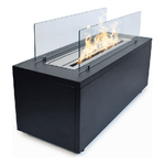 Divina Fire Camino a bioetanolo da terra per interno esterno CARAVAGGIO Nero L100xP40xH40 cm