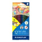 Staedtler-Noris-colour-185-Nero-Blu-Marrone-Verde-Azzurro-Verde-chiaro-Magenta-Arancione-Pesca-Rosso-Viola-Giallo-12-pz