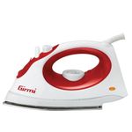 Girmi St01 Ferro da stiro a secco e a vapore Acciaio inossidabile 1800 W Rosso, Bianco