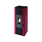 Punto Fuoco stufa a Pellet Minni 6,3Kw (Br) Rosso