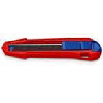 Knipex CutiX® Nero, Blu, Rosso Taglierino a lama retrattile