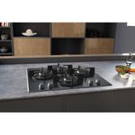 Hotpoint-HAGD-61S-SL-Argento-Da-incasso-60-cm-Gas-4-Fornello-i-