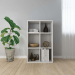 vidaXL Libreria/Credenza Bianco Lucido 66x30x97,8 cm in Truciolato