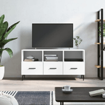 vidaXL Mobile Porta TV Bianco 102x36x50 cm in Legno ingegnerizzato