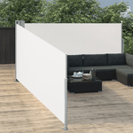 vidaXL Tenda da Sole Laterale Retrattile Crema 100x1000 cm