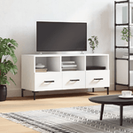 vidaXL Mobile Porta TV Bianco 102x36x50 cm in Legno ingegnerizzato