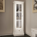 vidaXL Armadietto con Libreria Elegante con 3 Scaffali Bianco in Legno