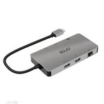 CLUB3D CSV-1593 hub di interfaccia USB 3.2 Gen 1 (3.1 Gen 1) Type-C 16200 Mbit/s Metallico