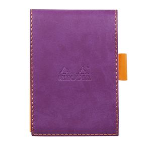 Rhodia Notepad cover + notepad N°11 quaderno per scrivere A7 80 fogli Porpora
