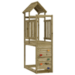 vidaXL Torre da Gioco con Arrampicata 53x110x214 cm in Pino Impregnato