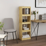 vidaXL Libreria/Divisorio 40x30x135,5 cm in Legno Massello di Pino