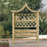 vidaXL Pergola con Panca e Tetto in Legno di Pino Impregnato