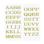 Celly STICKERLETTER01 sticker decorativi Oro 52 pz