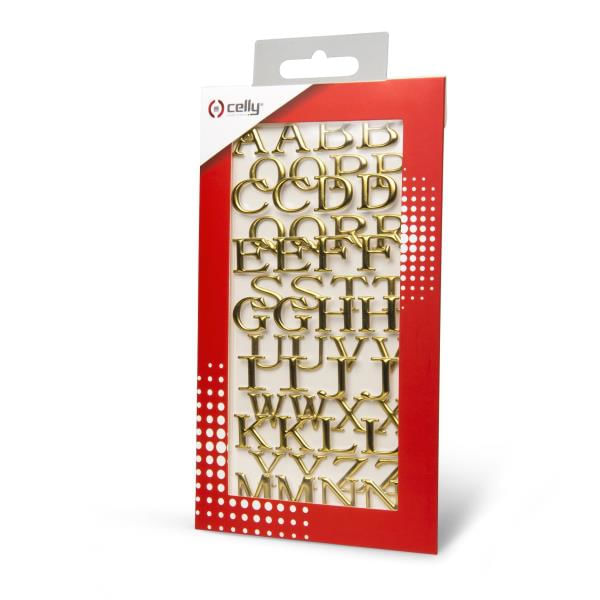 Celly-STICKERLETTER01-sticker-decorativi-Oro-52-pz