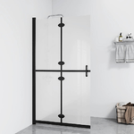 Parete per Doccia Walk-in Pieghevole in Vetro ESG 70x190 cm