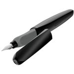 Pelikan 946806 penna stilografica Sistema di riempimento della cartuccia Nero, Grigio 1 pz