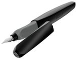 Pelikan-946806-penna-stilografica-Sistema-di-riempimento-della-cartuccia-Nero-Grigio-1-pz