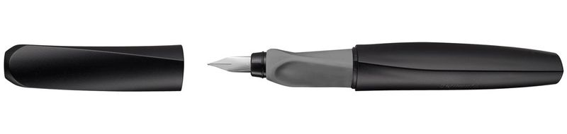 Pelikan-946806-penna-stilografica-Sistema-di-riempimento-della-cartuccia-Nero-Grigio-1-pz