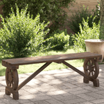 vidaXL Panca da Giardino 115 cm in Legno Massello di Abete