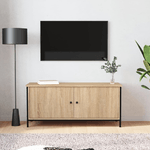 vidaXL Mobile TV con Ante Rovere Sonoma 102x35x45 cm Legno ingegnerizzato