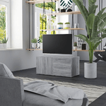 Mobile Porta TV Grigio Sonoma 80x34x36 cm in Legno Ingegnerizzato