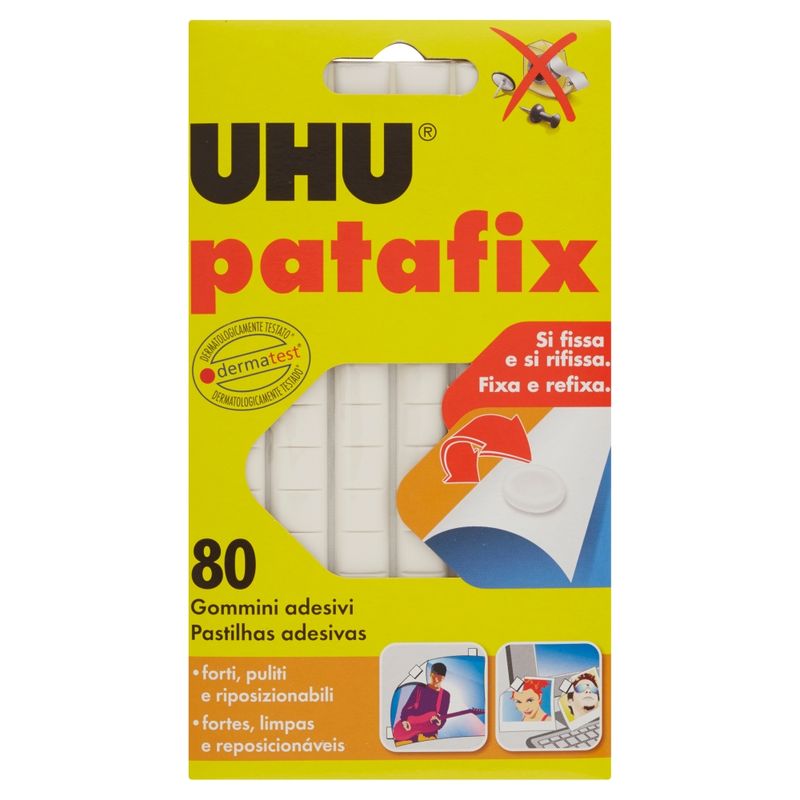 UHU-Patafix-Bianco-80-Ggommini-Adesivi