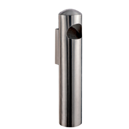 MEDIALINTERNATIONAL Posacenere murale Birkin Inox satinato