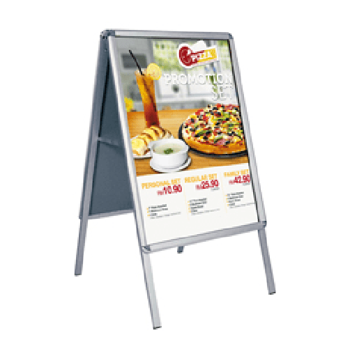 STUDIO T CAVALLETTO BIFACCIALE CON 2 CORNICI A SCATTO 50X70