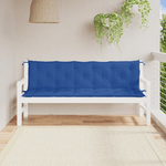 vidaXL Cuscini per Panca 2 pz Blu 180x50x7 cm in Tessuto Oxford