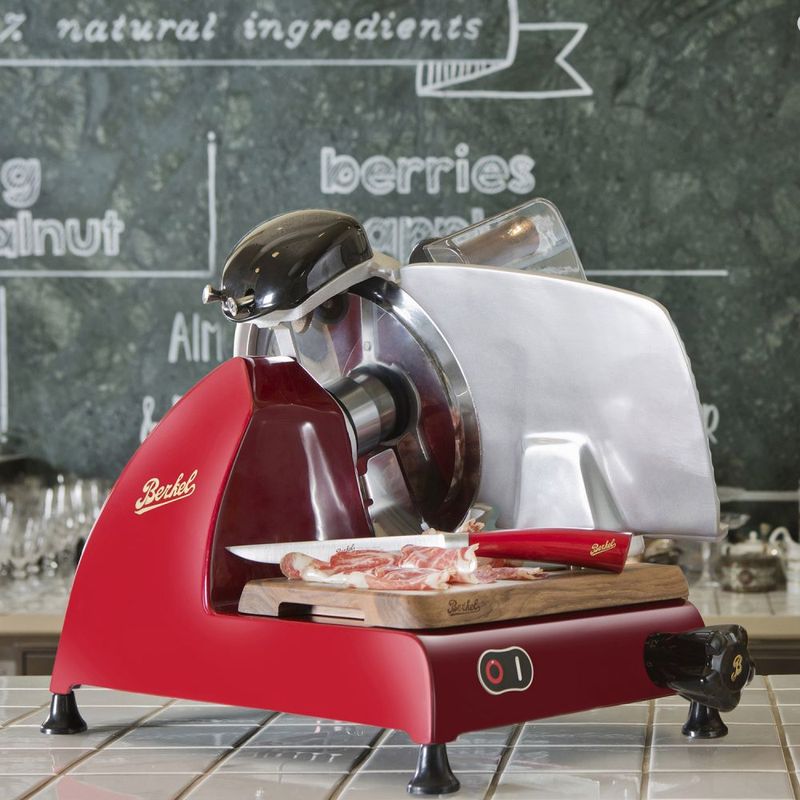 Berkel-Red-Line-250-affettatrice-Elettrico-Rosso-Argento-Stainless-steel