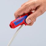 Knipex-ErgoStrip-pinza-spellacavi-Blu-Rosso