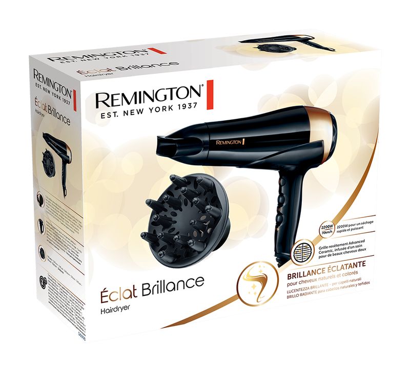 Remington-D6098-asciuga-capelli-2200-W-Nero-Bronzo