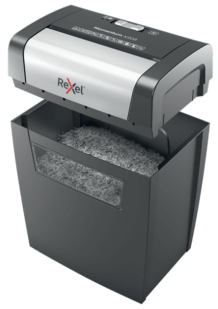 Rexel-Momentum-X308-distruggi-documenti-Taglio-a-particelle-Nero-Grigio